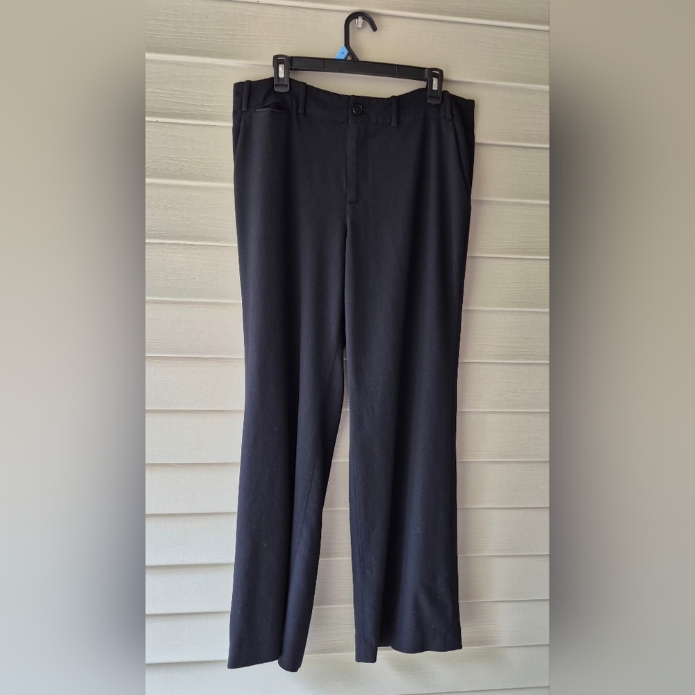Lauren Ralph Lauren Women's Size 12 Black 95% Wool Dress Pants EUC